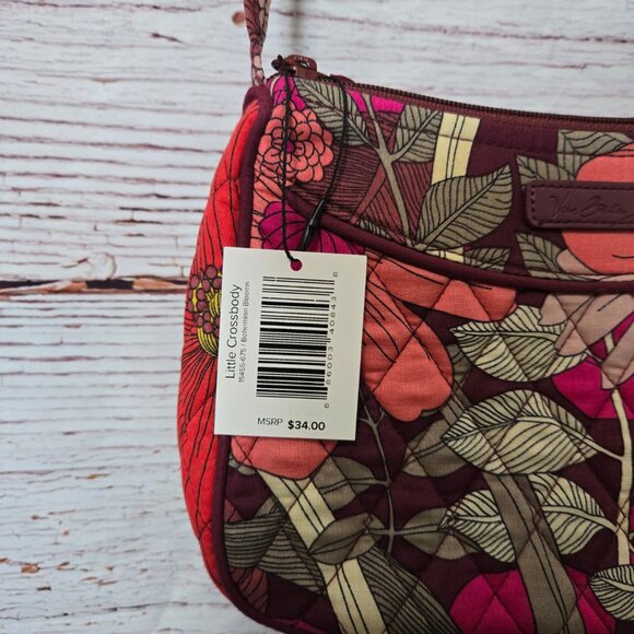 #220 Vera Bradley Little Crossbody – Bohemian Blooms – NWT - Picture 3 of 9